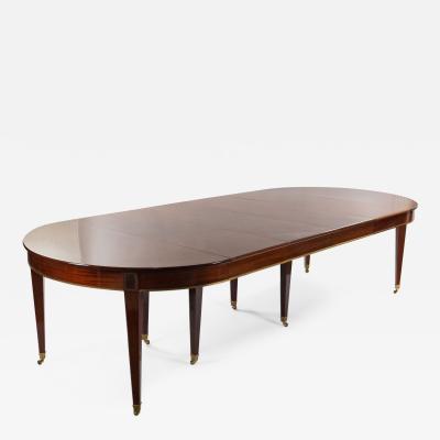 Russian Neoclassic Style Mahogany Dining Table