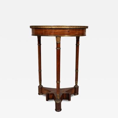 Russian Neoclassical Mahogany And Bronze Mounted Table