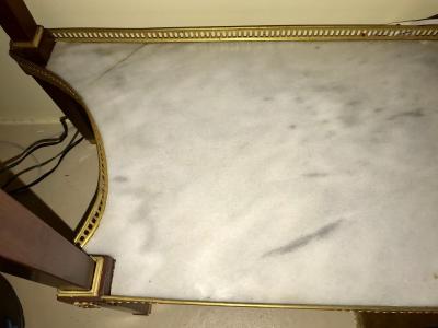 Russian Neoclassical Style Console Server or Commode with Marble Top