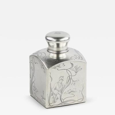 Russian Silver Tea Caddy Moscow 1896 1908