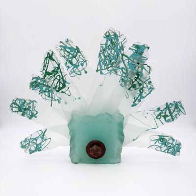 Rusted Bolt Series Glass Sculpture circa 1984