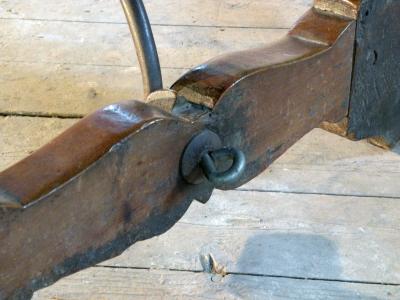 Rustic 17th Century Baroque Walnut Desk Writing or Library Table