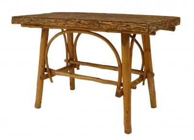 Rustic Adirondack Elm Center Table
