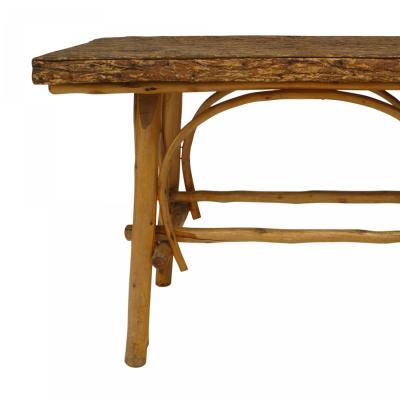 Rustic Adirondack Elm Center Table