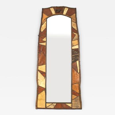 Rustic Adirondack Late 20th Cent Tall Wall Mirror