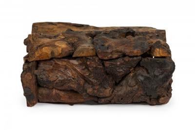Rustic Adirondack Style Hinged Wooden Box
