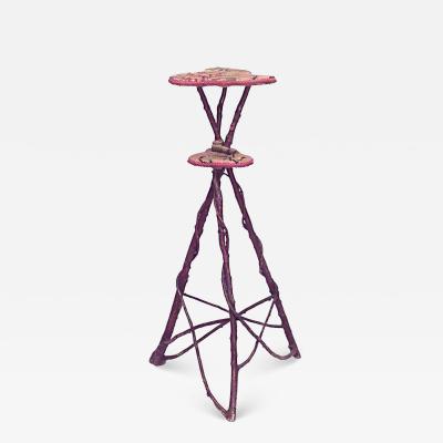 Rustic Adirondack Willow Pedestal