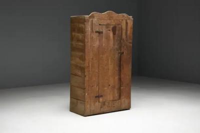 Rustic Alpine Cabinet Italy 19th Century
