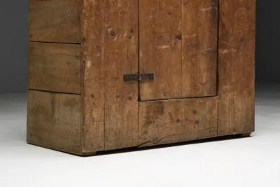 Rustic Alpine Cabinet Italy 19th Century