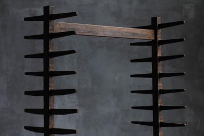 Rustic Alpine Ripening Rack France 1900s