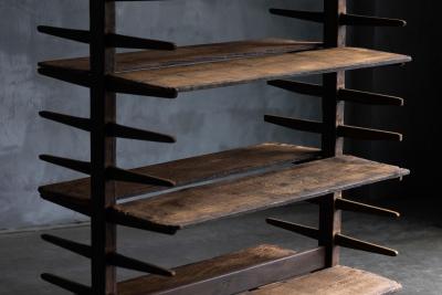 Rustic Alpine Ripening Rack France 1900s