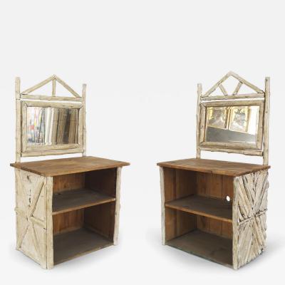 Rustic American Adirondack Dressers