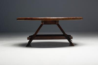 Rustic Antique Coffee Table France 1960s