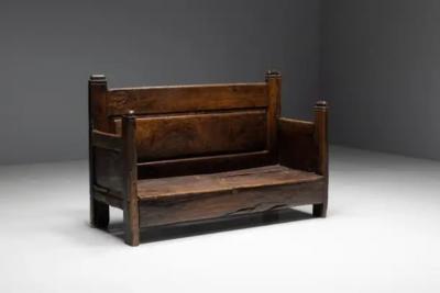 Rustic Art Populaire Bench France 19th Century