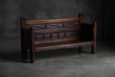 Rustic Art Populaire Bench France 19th Century