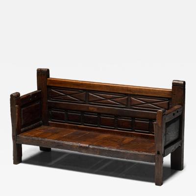 Rustic Art Populaire Bench France 19th Century