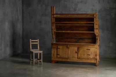 Rustic Art Populaire Pine Dresser France 19th Century
