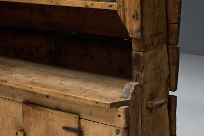 Rustic Art Populaire Pine Dresser France 19th Century