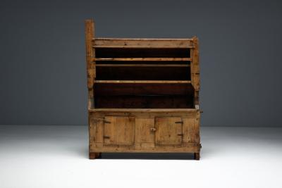 Rustic Art Populaire Pine Dresser France 19th Century
