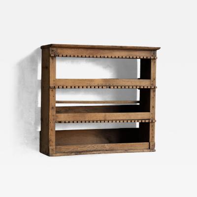 Rustic Art Populaire Wall Mounted Shelf France 19th Century
