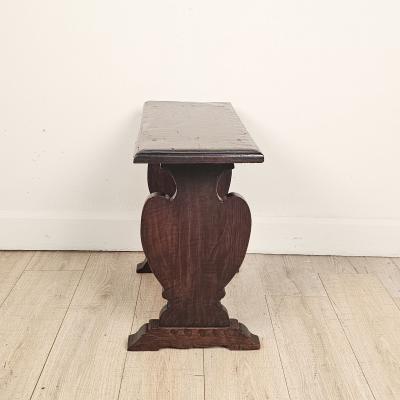 Rustic Baroque Italian Walnut Side Table 18th century