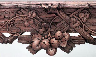 Rustic Black Forest 19th Cent Light Walnut Rectangular Center Table