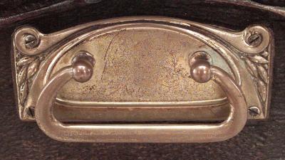 Rustic Black Forest Bear Walnut Table Desk