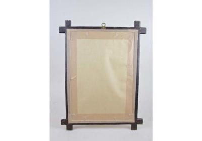 Rustic Black Forest Wall Mirror Hand Carved Austria Circa 1890