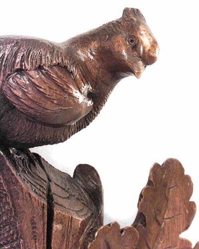 Rustic Black Forest Walnut Barometer