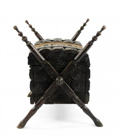 Rustic Black Forest Walnut Trunk