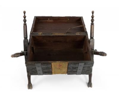 Rustic Black Forest Walnut Trunk