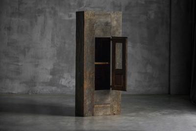 Rustic Cabinet with Iron Hardware France 19th Century