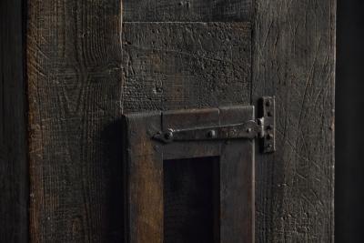 Rustic Cabinet with Iron Hardware France 19th Century