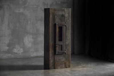Rustic Cabinet with Iron Hardware France 19th Century