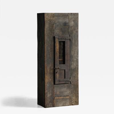 Rustic Cabinet with Iron Hardware France 19th Century