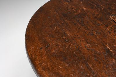 Rustic Coffee Table with Ring IV 1960s