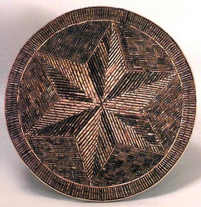 Rustic Continental 19th 20th Cent Round End Table