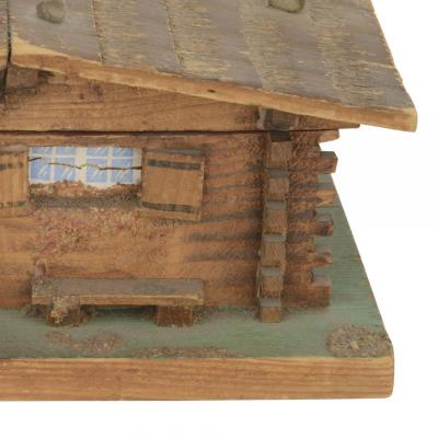 Rustic Continental Style House Shaped Music Box