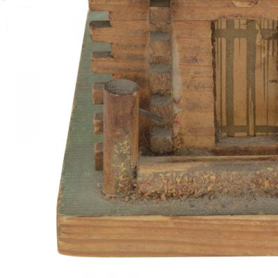 Rustic Continental Style House Shaped Music Box