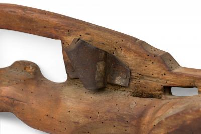 Rustic Country Carved Wooden Yoke