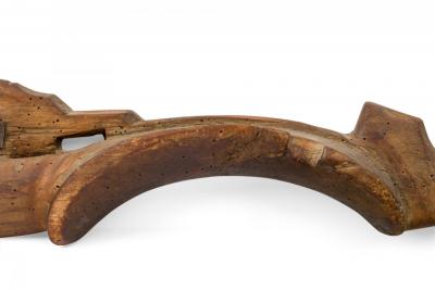 Rustic Country Carved Wooden Yoke
