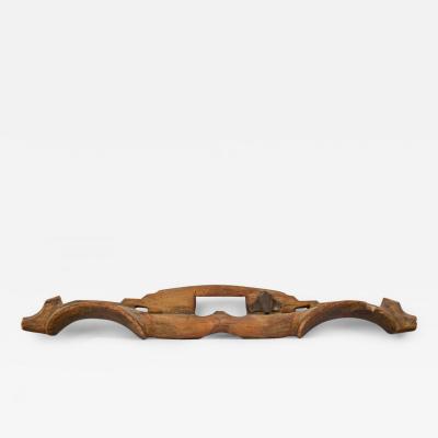 Rustic Country Carved Wooden Yoke