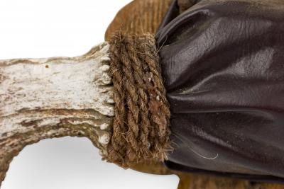 Rustic Decorative Moose Antler Oak Leaf Wall Plaque