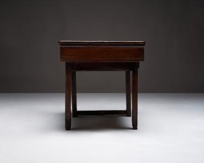 Rustic European Walnut Console with Drawers France 19th C