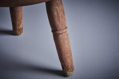 Rustic Farmer s Stool in original condition 1900s