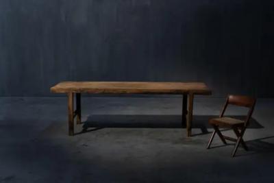 Rustic Farmhouse Dining Table France 1950s
