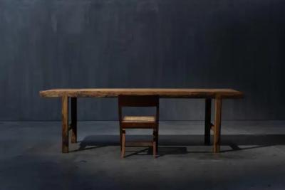 Rustic Farmhouse Dining Table France 1950s