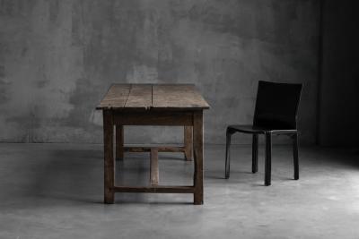 Rustic Farmhouse Dining Table France 19th Century