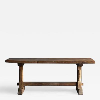 Rustic Farmhouse Dining Table France Early 20th Century