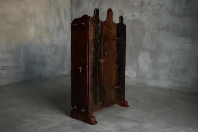 Rustic Folk Art Cabinet Spain 19th Century